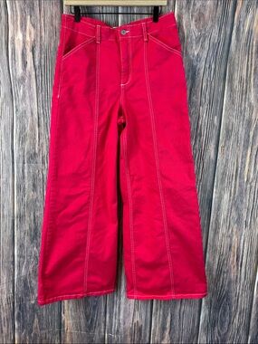 Maeve -Seamed- High Waisted -Wide Leg Jeans